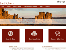 Tablet Screenshot of earthchem.org
